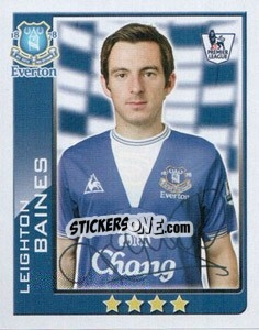 Sticker Leighton Baines - Premier League Inglese 2009-2010 n. 157 - Topps
