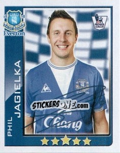 Sticker Phil Jagielka - Premier League Inglese 2009-2010 n. 158 - Topps