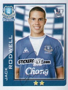 Sticker Jack Rodwell - Premier League Inglese 2009-2010 - Topps