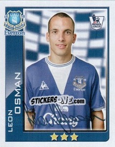 Sticker Leon Osman - Premier League Inglese 2009-2010 - Topps