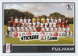 Sticker Fulham team - Premier League Inglese 2009-2010 - Topps