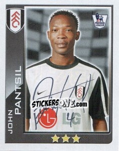 Cromo John Pantsil - Premier League Inglese 2009-2010 - Topps