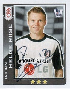 Sticker Bjorn Helge Riise - Premier League Inglese 2009-2010 n. 180 - Topps