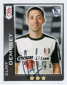 Sticker Clint Dempsey - Premier League Inglese 2009-2010 n. 182 - Topps