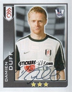 Sticker Damien Duff - Premier League Inglese 2009-2010 n. 185 - Topps