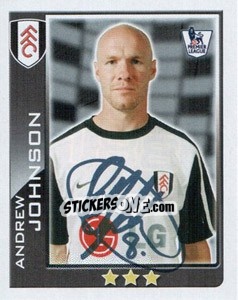 Sticker Andrew Johnson - Premier League Inglese 2009-2010 - Topps