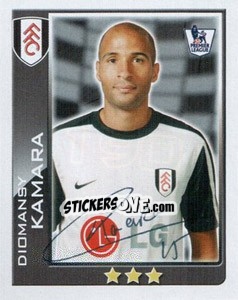 Sticker Diomansy Kamara - Premier League Inglese 2009-2010 - Topps