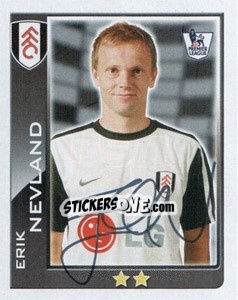 Sticker Erik Nevland - Premier League Inglese 2009-2010 n. 191 - Topps