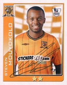 Sticker Steven Mouyokolo - Premier League Inglese 2009-2010 n. 197 - Topps