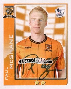 Sticker Paul McShane - Premier League Inglese 2009-2010 n. 201 - Topps
