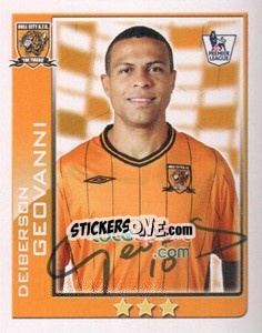 Sticker Deiberson Geovanni - Premier League Inglese 2009-2010 n. 206 - Topps