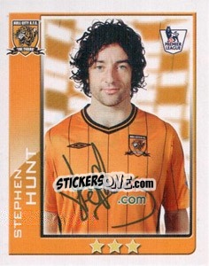 Sticker Stephen Hunt - Premier League Inglese 2009-2010 n. 207 - Topps