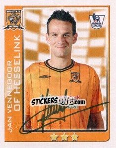 Sticker Jan Vennegoor of Hesselink - Premier League Inglese 2009-2010 - Topps