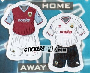 Sticker Burnley kits - Premier League Inglese 2009-2010 - Topps