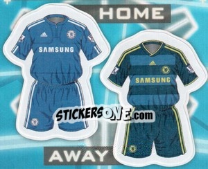Sticker Chelsea kits - Premier League Inglese 2009-2010 - Topps