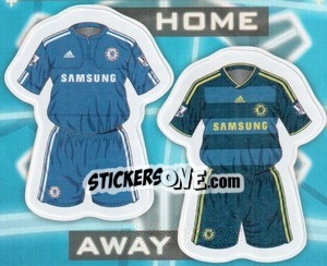 Sticker Chelsea kits - Premier League Inglese 2009-2010 n. 219 - Topps