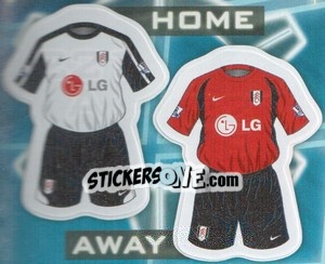 Sticker Fulham kits - Premier League Inglese 2009-2010 - Topps