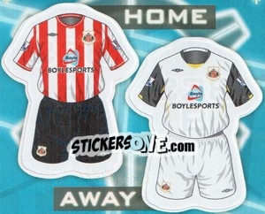 Figurina Sunderland kits - Premier League Inglese 2009-2010 - Topps
