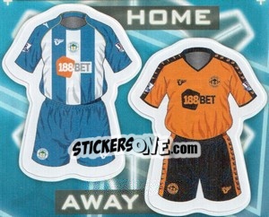 Sticker Wigan Athletic kits - Premier League Inglese 2009-2010 - Topps