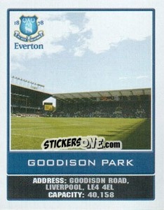 Figurina Goodison Park - Premier League Inglese 2009-2010 - Topps