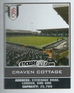 Sticker Craven Cottage - Premier League Inglese 2009-2010 n. 241 - Topps