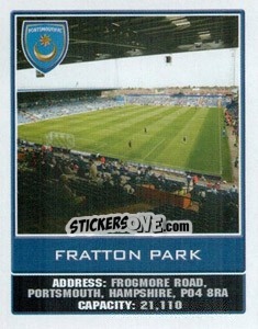 Figurina Fratton Park - Premier League Inglese 2009-2010 - Topps