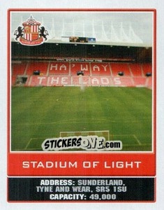 Figurina Stadium of Light - Premier League Inglese 2009-2010 - Topps