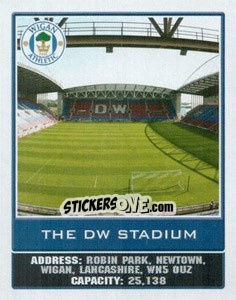 Figurina The DW Stadium - Premier League Inglese 2009-2010 - Topps