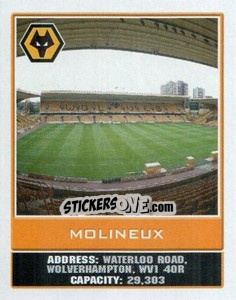 Sticker Molineux - Premier League Inglese 2009-2010 n. 252 - Topps
