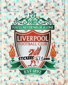 Figurina Liverpool FC logo - Premier League Inglese 2009-2010 - Topps