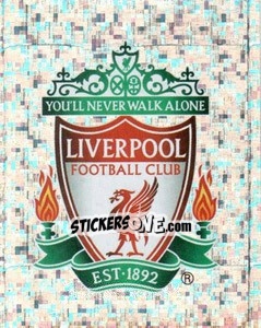 Sticker Liverpool FC logo - Premier League Inglese 2009-2010 n. 253 - Topps