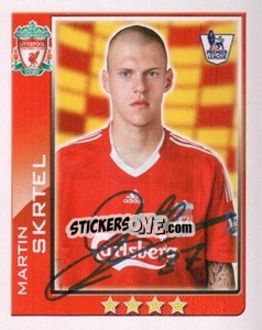 Sticker Martin Skrtel - Premier League Inglese 2009-2010 - Topps