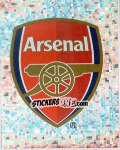 Figurina Arsenal logo - Premier League Inglese 2009-2010 - Topps