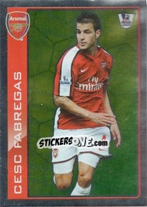 Sticker Star player - Cesc Fabregas - Premier League Inglese 2009-2010 n. 5 - Topps