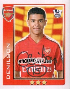 Cromo Denilson - Premier League Inglese 2009-2010 n. 15 - Topps