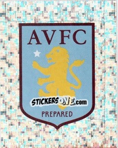 Sticker Aston Villa logo - Premier League Inglese 2009-2010 n. 24 - Topps