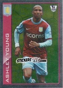 Figurina Star player - Ashley Young - Premier League Inglese 2009-2010 - Topps