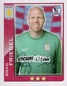 Figurina Brad Friedel - Premier League Inglese 2009-2010 - Topps