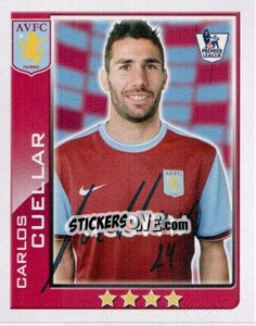 Sticker Carlos Cuellar - Premier League Inglese 2009-2010 n. 28 - Topps