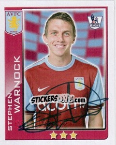 Cromo Stephen Warnock - Premier League Inglese 2009-2010 n. 33 - Topps