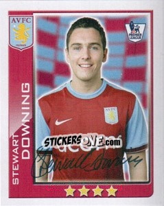Sticker Stewart Downing - Premier League Inglese 2009-2010 n. 36 - Topps