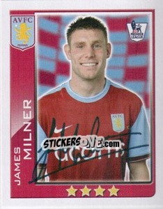 Sticker James Milner - Premier League Inglese 2009-2010 - Topps
