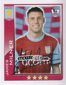 Sticker James Milner - Premier League Inglese 2009-2010 n. 38 - Topps