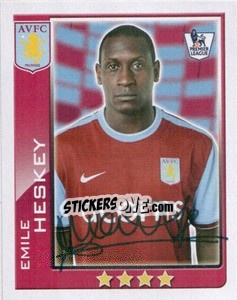 Sticker Emile Heskey - Premier League Inglese 2009-2010 n. 42 - Topps