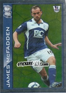 Figurina Star player - James McFadden - Premier League Inglese 2009-2010 - Topps