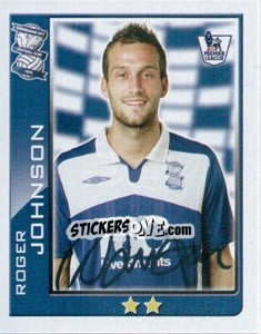 Sticker Roger Johnson - Premier League Inglese 2009-2010 n. 53 - Topps
