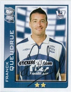 Sticker Franck Queudrue - Premier League Inglese 2009-2010 n. 54 - Topps