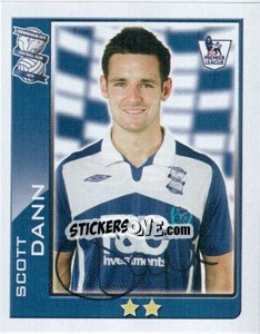 Sticker Scott Dann - Premier League Inglese 2009-2010 n. 55 - Topps