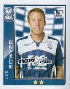 Sticker Lee Bowyer - Premier League Inglese 2009-2010 - Topps