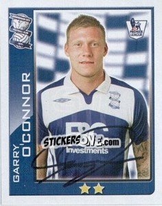 Figurina Garry O'Connor - Premier League Inglese 2009-2010 - Topps